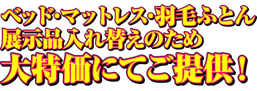 フランスベッド特別価格フェア開催