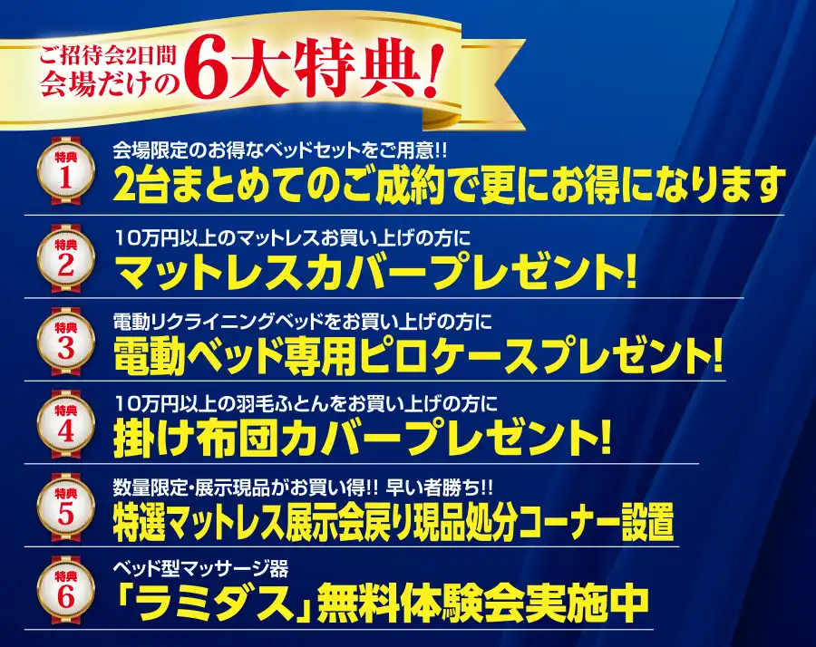 フランスベッド　岐阜　ソフトピアジャパンセンター　工場直送フェア　DM