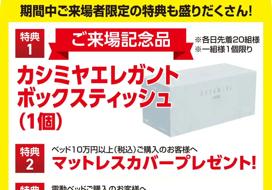 フランスベッド 東広島芸術文化ホールくらら セール フェア DM