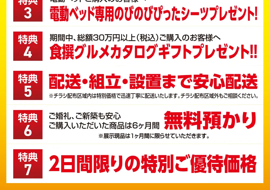 フランスベッド 広島 アステールプラザ セール フェア DM
