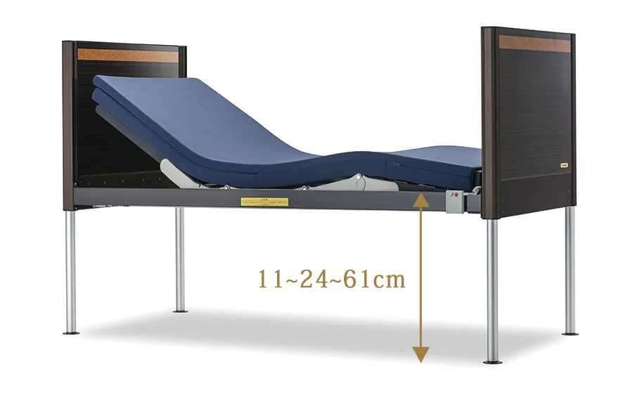 フランスベッド　FL-1402 N2 布団のように眠れる超低床ベッド　11cmを実現した電動昇降介護ベッド　低いベッド