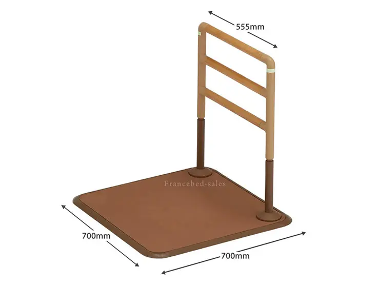 マルチフィット手すり　高さ４段階調節　置くだけ　設置不用　玄関　トイレ　ソファー　ベッドサイド　立ち上がり補助