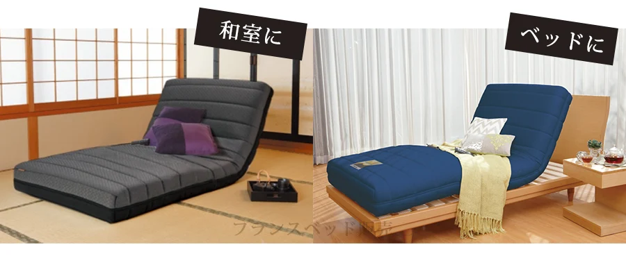 フランスベッド　RPシリーズ　LOOPERMOVE　ルーパームーブ　RP-2000DLX　RP-3000　電動リクライニングマットレス　座椅子　ブレスエアーエクストラ　床置きOK　たたみ　畳ベッド