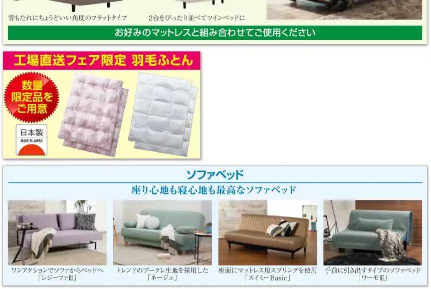 フランスベッド アミューあつぎ セール DM