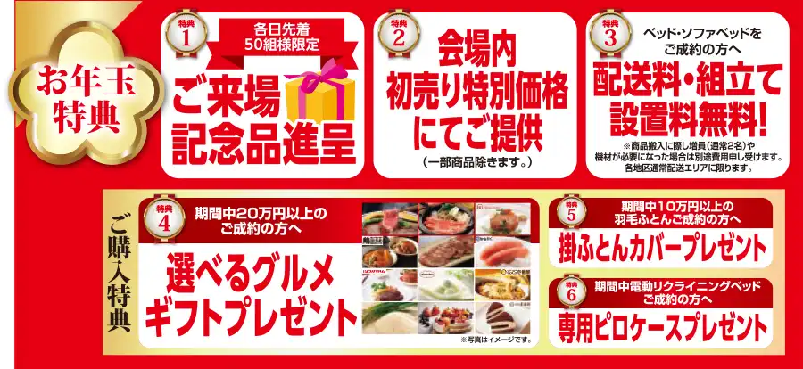 フランスベッド 金沢ショールーム フェア DM