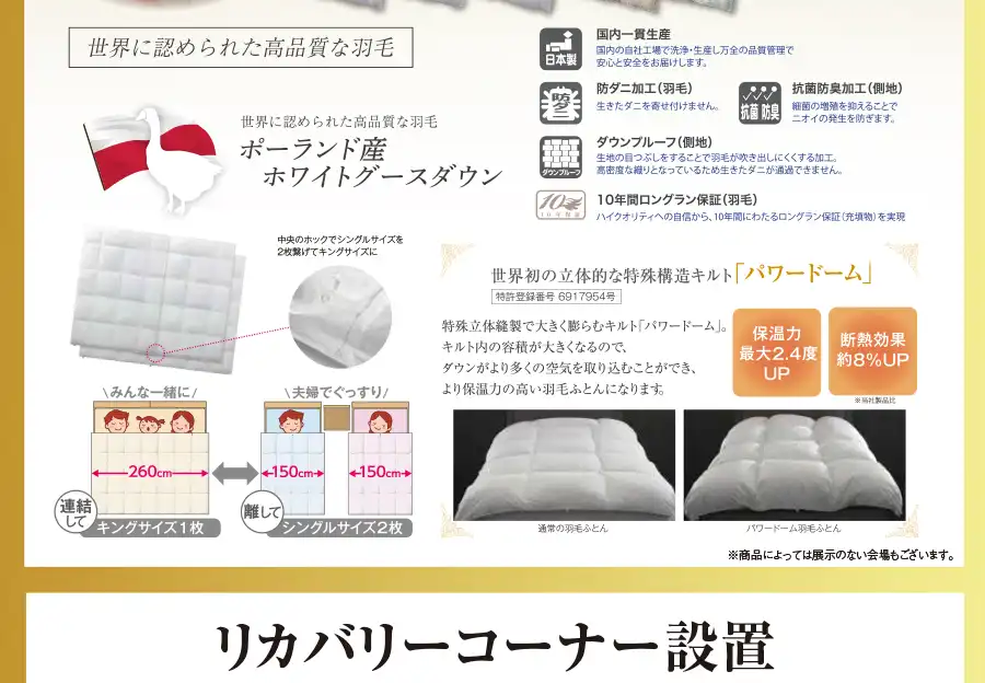 フランスベッド 熊本ショールーム フェア DM