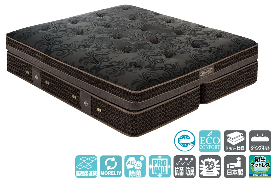 THE FRANCEBED　TFBシリーズ　TD-terre　テーレ　最高峰　高級　ホテルベッド　トリプルデッキスプリング